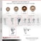 Service Caster 5 Inch High Temp Phenolic Swivel 3/8 Inch Threaded Stem Caster Set with Brake SCC-TS20S514-PHSHT-TLB-381615-4 - alternate 1